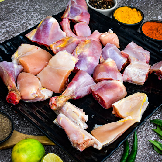 Country Chicken Curry Cut | Skinless | Medium Cuts (60–70g)