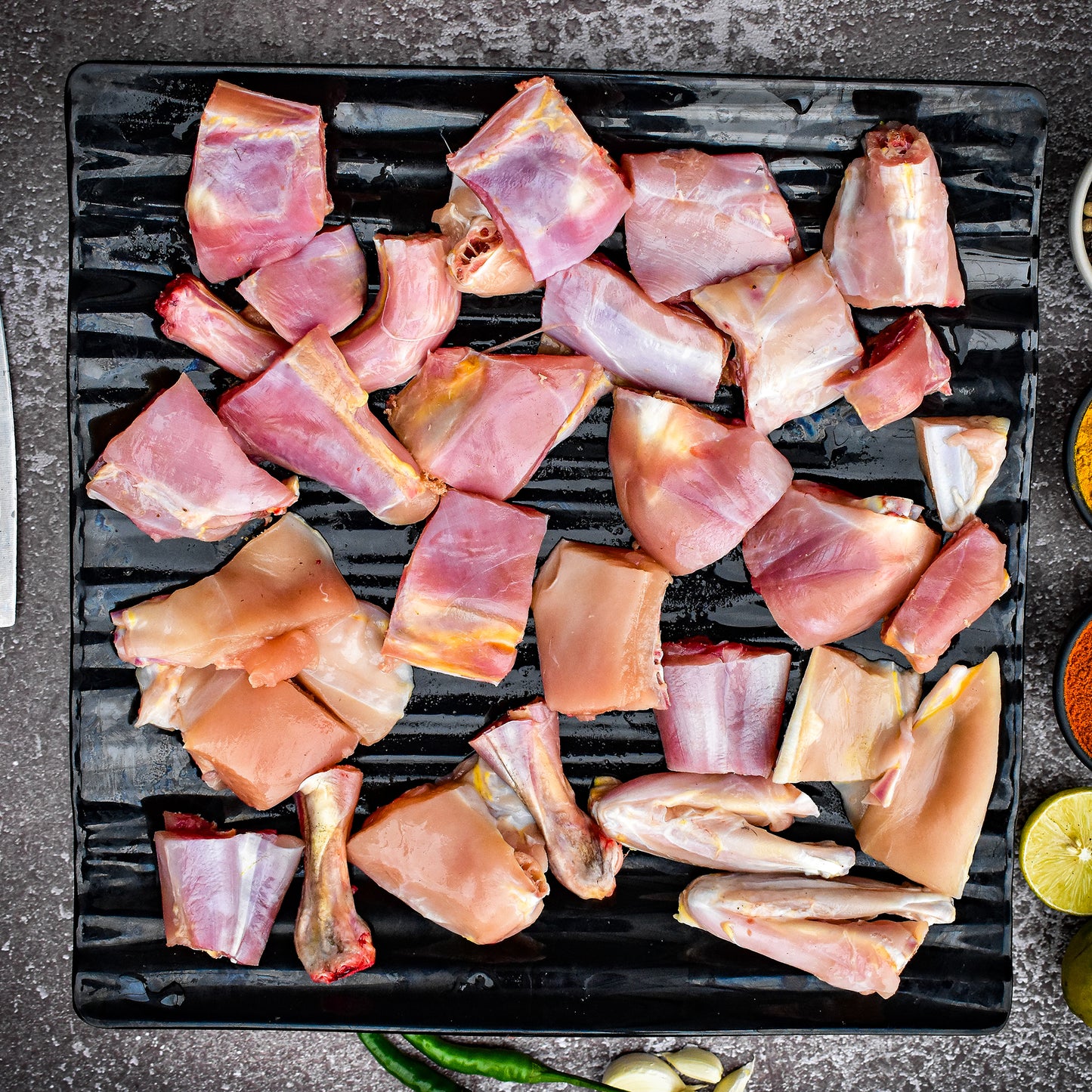 Country Chicken Curry Cut | Skinless | Small Cuts (30-40g)