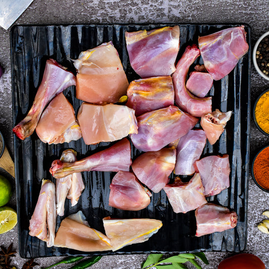 Country Chicken Curry Cut | Skinless | Medium Cuts (60–70g)