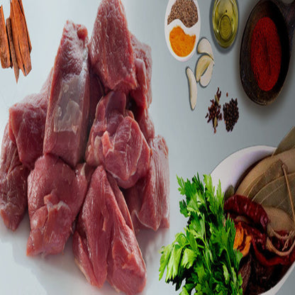 Goat Mutton Boneless | Fat Trimmed