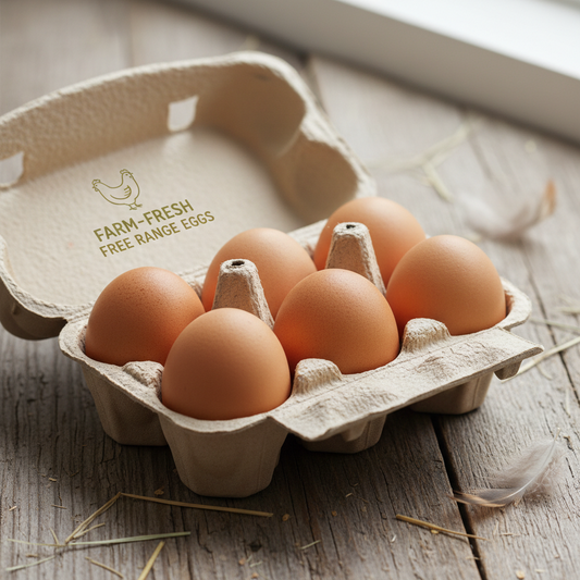 Farmed Country Chicken Eggs | 6 Pack