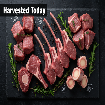 Goat Mutton Mixed Cuts | Boneless, Rib Chops, Curry Cut & Nalli | With Fat